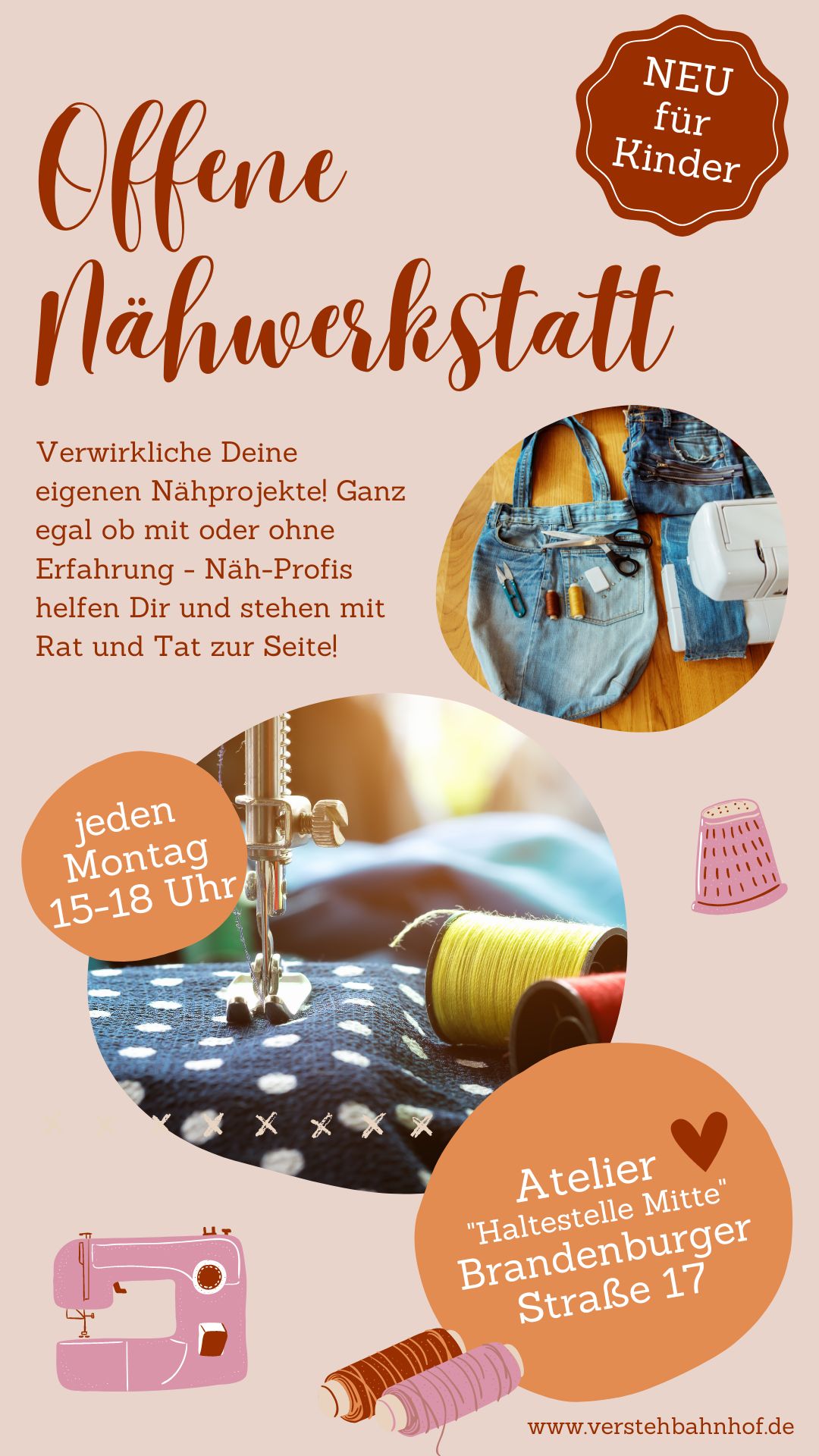 Read more about the article Neu: Offene Näh-Werkstatt