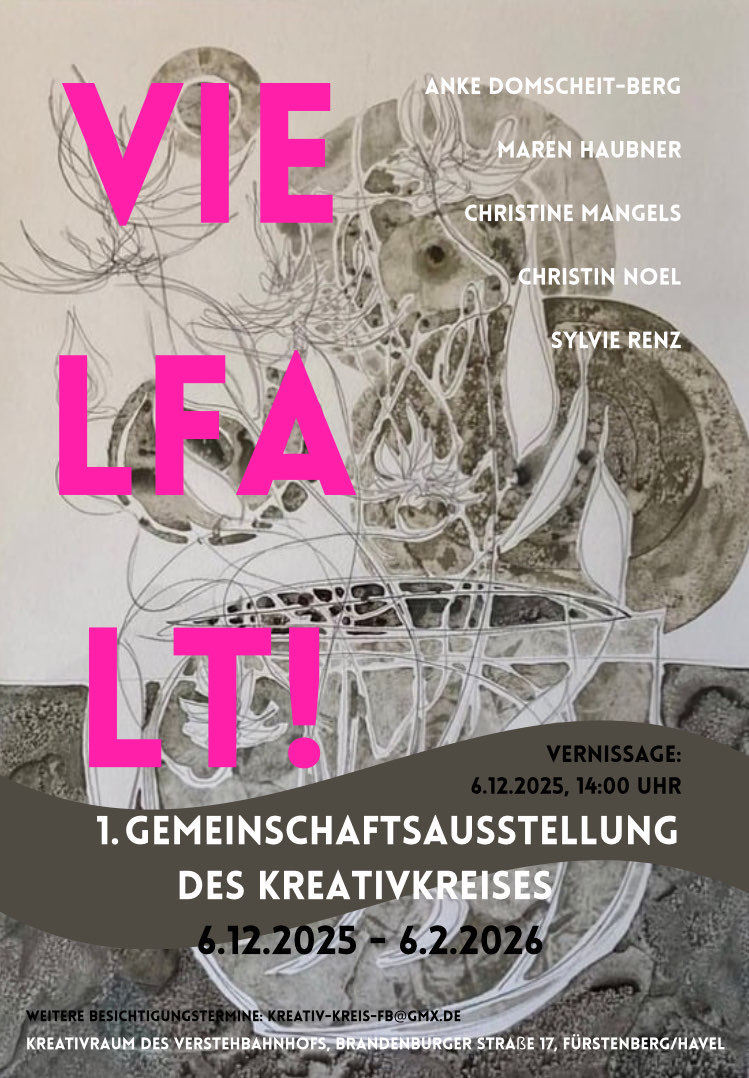 You are currently viewing VIELFALT im KreativRaum – Ausstellungseröffnung